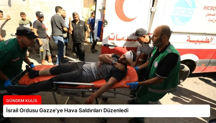 İsrail Ordusu Gazze’ye Hava Saldırıları Düzenledi