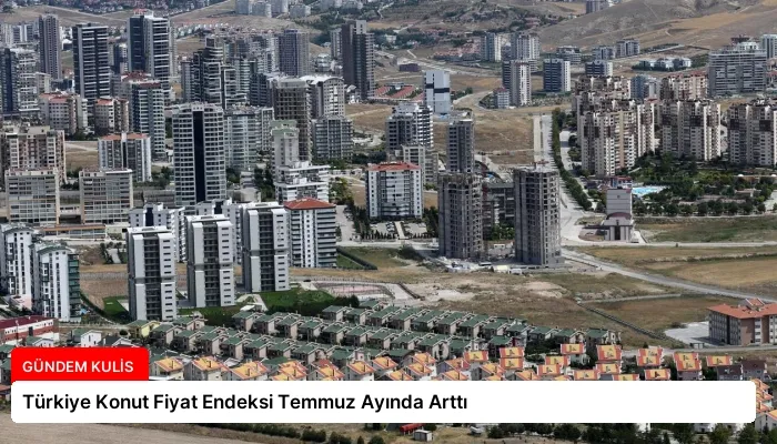 Türkiye Konut Fiyat Endeksi Temmuz Ayında Arttı