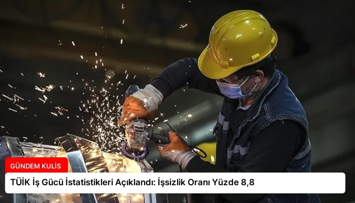 TÜİK İş Gücü İstatistikleri Açıklandı: İşsizlik Oranı Yüzde 8,8