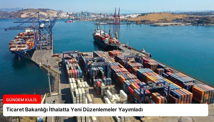Ticaret Bakanlığı İthalatta Yeni Düzenlemeler Yayımladı