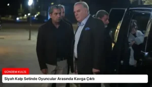 Siyah Kalp Setinde Oyuncular Arasında Kavga Çıktı