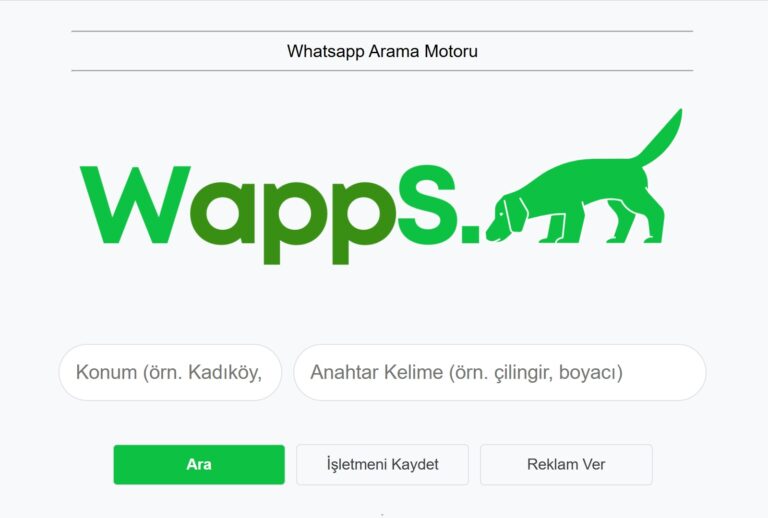 Yerel Hizmetlere Hızlı Erişim: Wapps.dog Yayında!