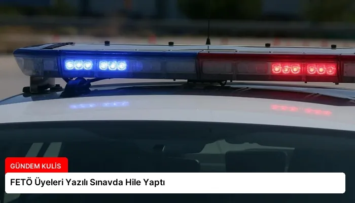 FETÖ Üyeleri Yazılı Sınavda Hile Yaptı