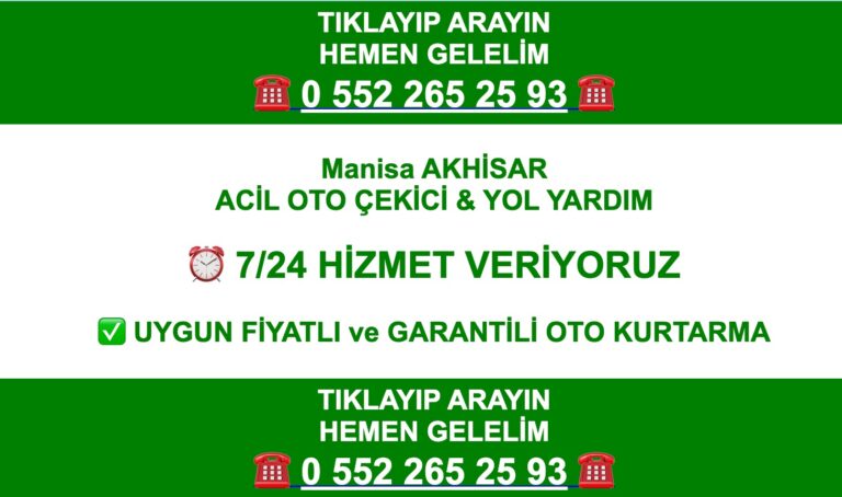 Ankara Etimesgut Şaşmaz Çekici – Ankara Etimesgut Bağlıca Çekici