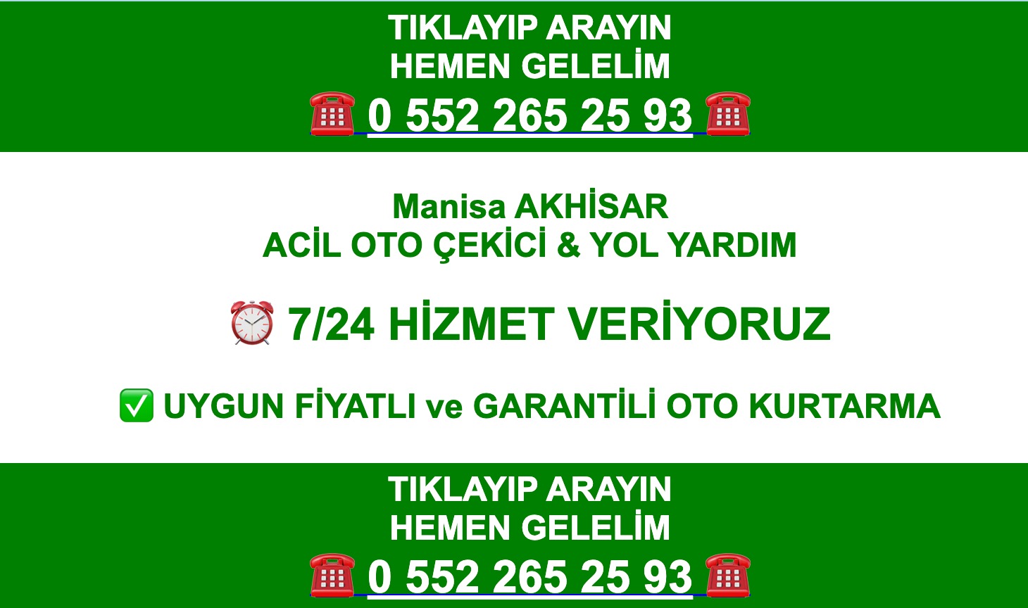 Ankara Etimesgut Şaşmaz Çekici – Ankara Etimesgut Bağlıca Çekici