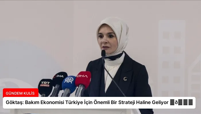 Göktaş: Bakım Ekonomisi Türkiye İçin Önemli Bir Strateji Haline Geliyor ⏬👇