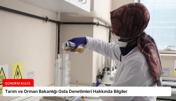 Tarım ve Orman Bakanlığı Gıda Denetimleri Hakkında Bilgiler