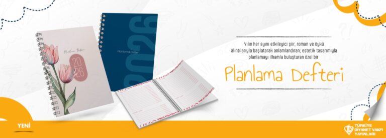 TDV Yayınları’nın 2026 Planlama Defteri Zaman Yönetimine Yardımcı Oluyor