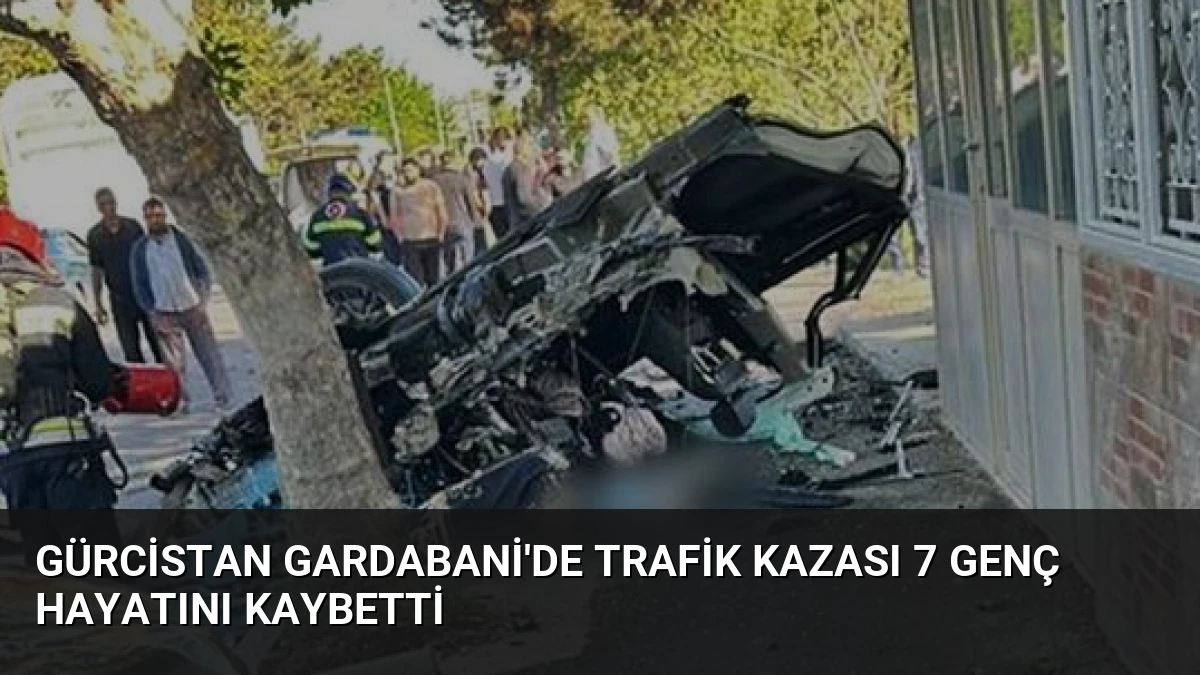 Gürcistan Gardabani’de Trafik Kazası 7 Genç Hayatını Kaybetti
