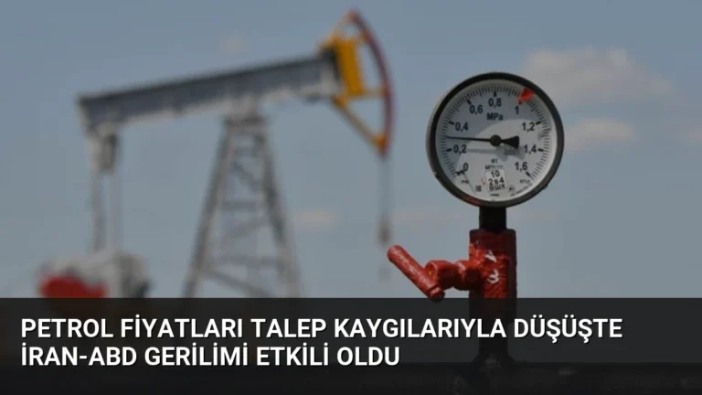 Petrol Fiyatları Talep Kaygılarıyla Düşüşte İran-ABD Gerilimi Etkili Oldu