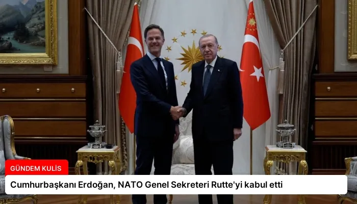 Cumhurbaşkanı Erdoğan, NATO Genel Sekreteri Rutte’yi kabul etti