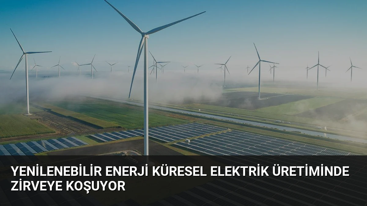 Yenilenebilir Enerji Küresel Elektrik Üretiminde Zirveye Koşuyor