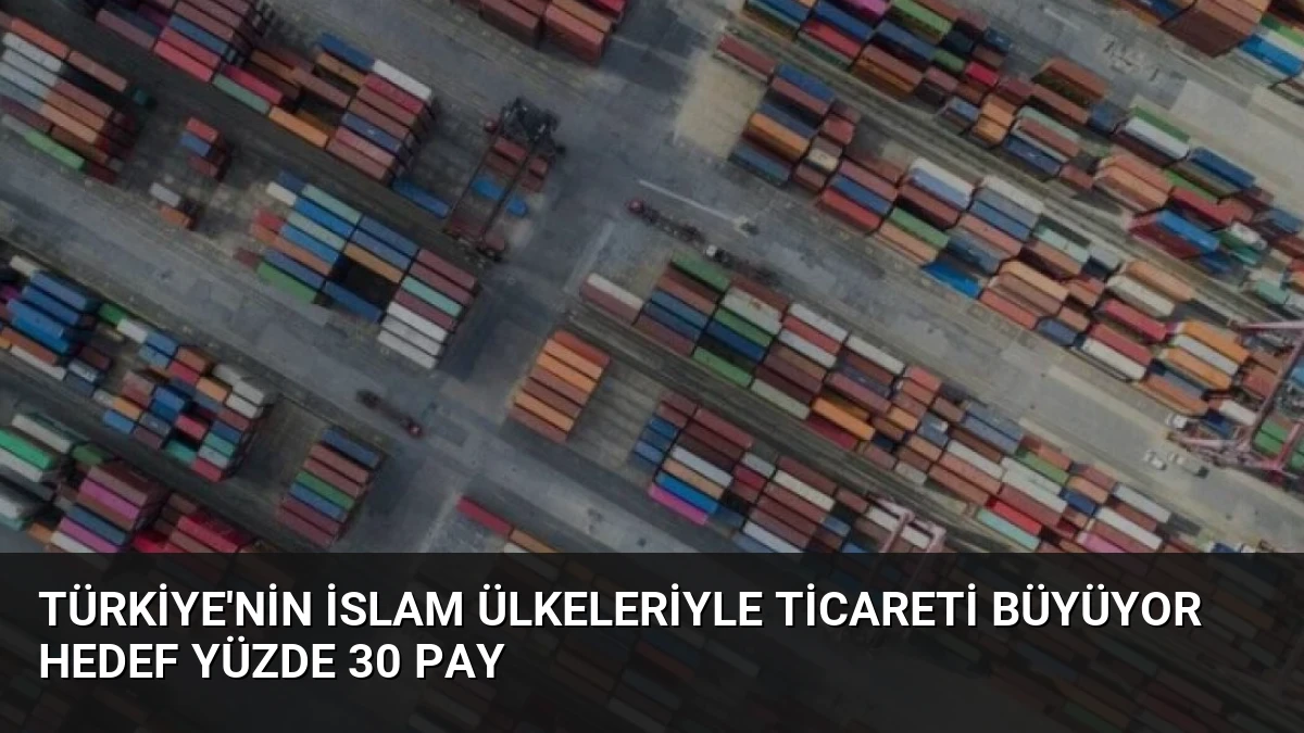 Türkiye’nin İslam Ülkeleriyle Ticareti Büyüyor Hedef Yüzde 30 Pay