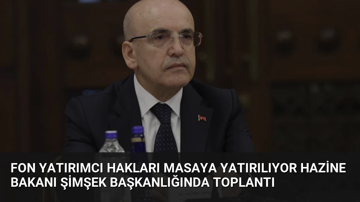 Fon Yatırımcı Hakları Masaya Yatırılıyor Hazine Bakanı Şimşek Başkanlığında Toplantı