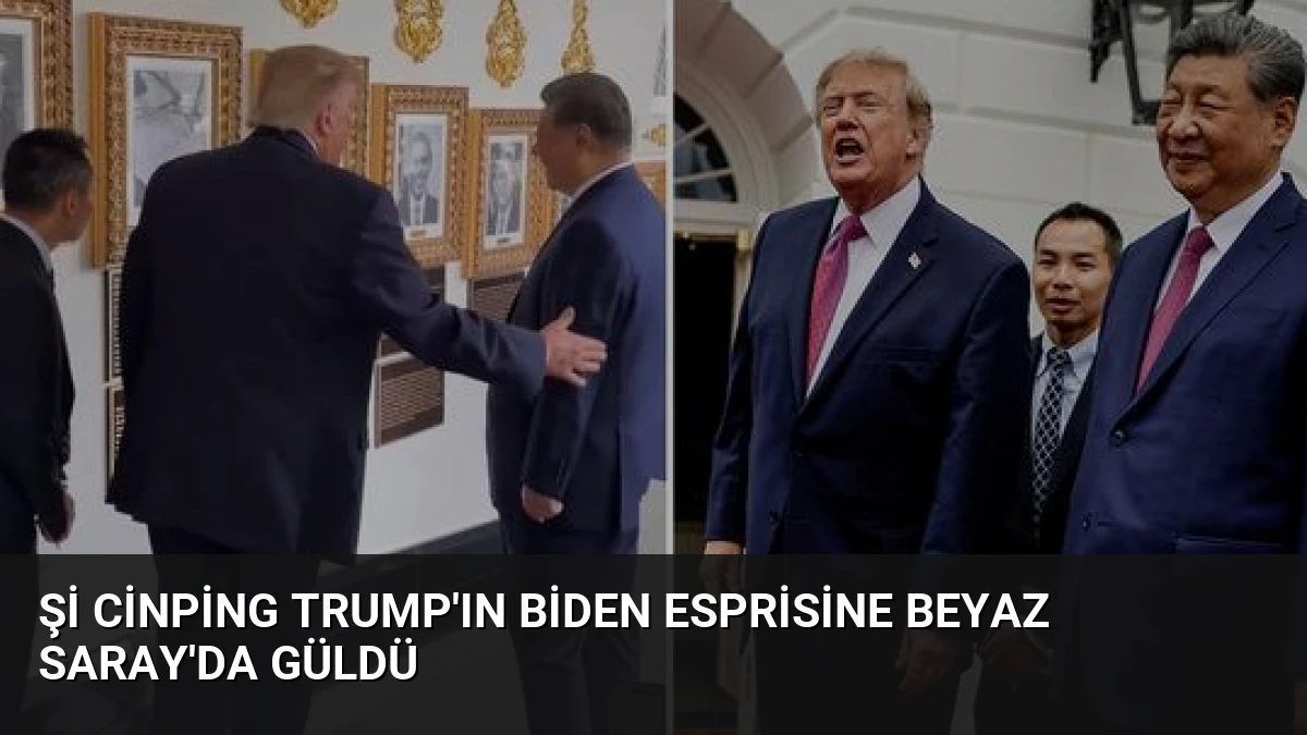 Şi Cinping Trump’ın Biden Esprisine Beyaz Saray’da Güldü
