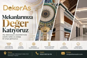 İç Mimari Projelerde Dekoratif Alçı Tasarımlarının Kullanım Alanları