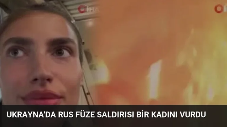 Ukrayna’da Rus Füze Saldırısı Bir Kadını Vurdu